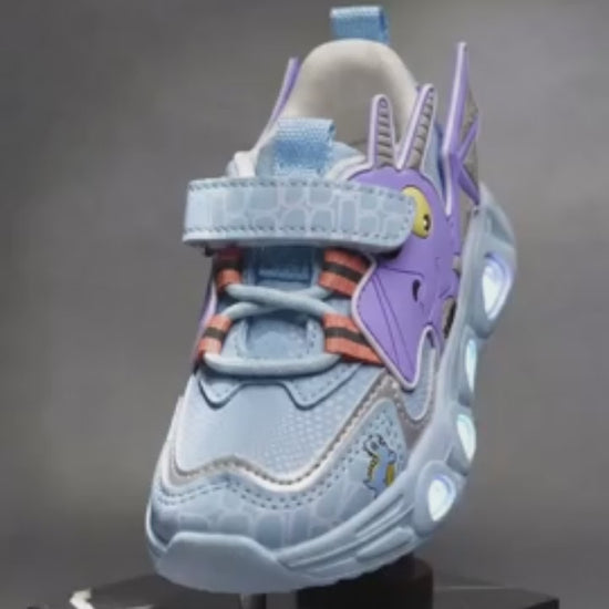 Blue White and Pink-Mum n Bub Joggers-Jog Dino Light
