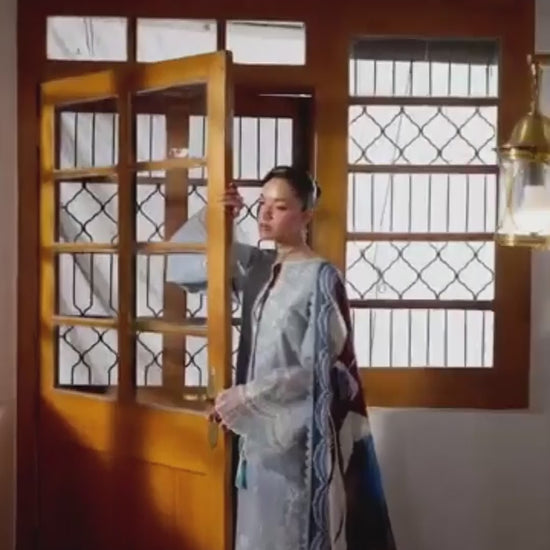 Binilyas Lumina Summer Lawn Embroidered Unstitched 3-Piece Suit-L72-A