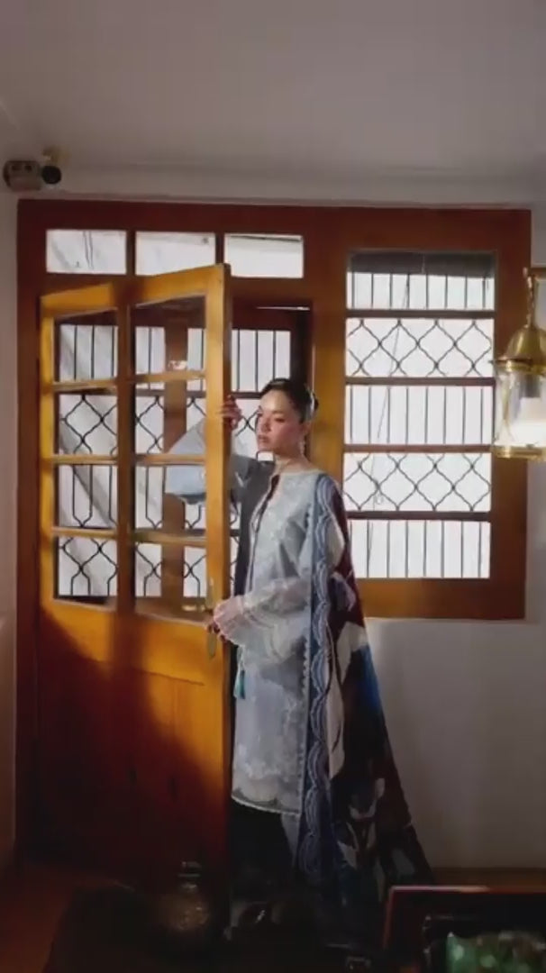 Binilyas Lumina Summer Lawn Embroidered Unstitched 3-Piece Suit-L72-A