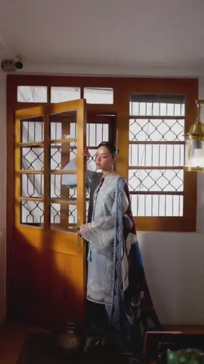 Binilyas Lumina Summer Lawn Embroidered Unstitched 3-Piece Suit-L72-A