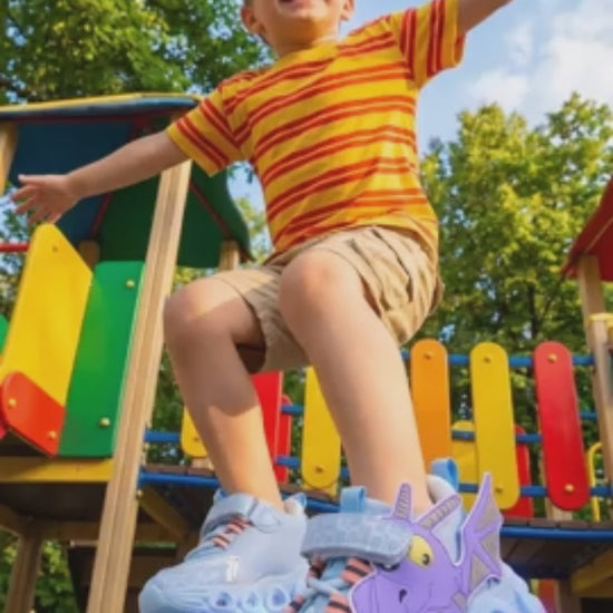 Blue White and Pink-Mum n Bub Joggers-Jog Dino Light