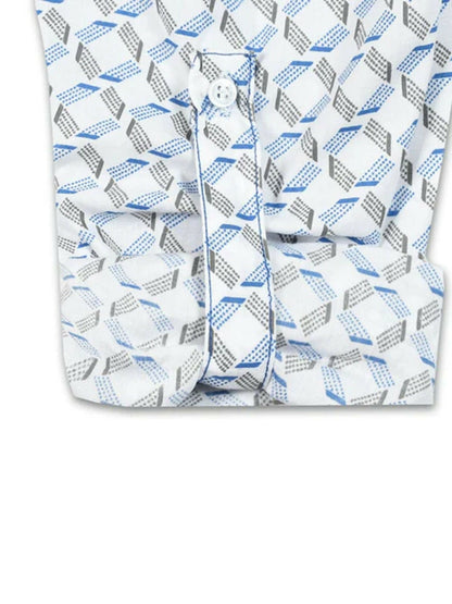 Funky’s Printed Rage Grey Lift Shirt-10234
