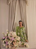 Pistachio Mahnur Afsana Lawn'26 Embroidered Unstitched 3-Piece Suit-AL-01
