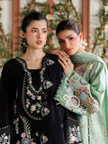 Black Parishay Marbella Summer Lawn‘26 Embroidered Unstitched 3-Piece Suit-MB-05