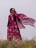 Magenta Parishay Dil e Raqsam Lawn'26 Embroidered Unstitched 3-Piece Suit-DR-07
