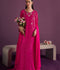 Allure By IH Full Circle Tussel Silk Embellished Kaftan Set-Orbit