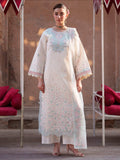 Off-white Mahnur  Nilofer Luxury Lawn'26 Embroidered Unstitched 3-Piece Suit-NL-02