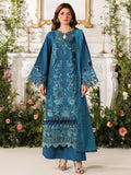 Blue Parishay Marbella Summer Lawn‘26 Embroidered Unstitched 3-Piece Suit-MB-10
