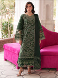 Green Mahnur Nilofer Luxury Lawn'26 Embroidered Unstitched 3-Piece Suit-NL-09