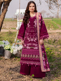 Magenta Parishay Dil e Raqsam Lawn'26 Embroidered Unstitched 3-Piece Suit-DR-07