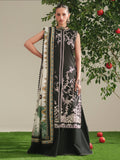 Black Binilyas Jojo Summer'26 Lawn Embroidered Unstitched 3-Piece Suit-762