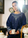 Mahnur Satrangi Lawn '26 Embroidered Unstitched 3-Piece Suit-ST-10 Blue