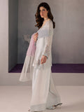Blue Allure By IH Full Circle Tussel Silk Embellished Stitched 3-Piece Suit-Core
