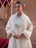 Off-white Mahnur  Nilofer Luxury Lawn'26 Embroidered Unstitched 3-Piece Suit-NL-02