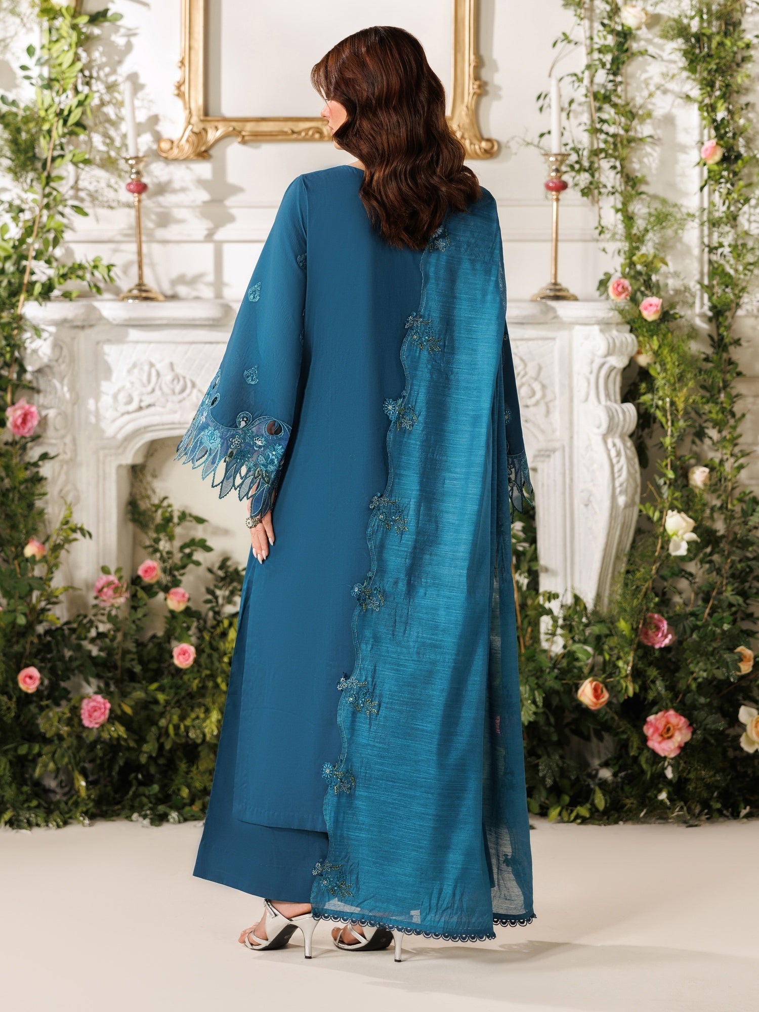 Blue Parishay Marbella Summer Lawn‘26 Embroidered Unstitched 3-Piece Suit-MB-10