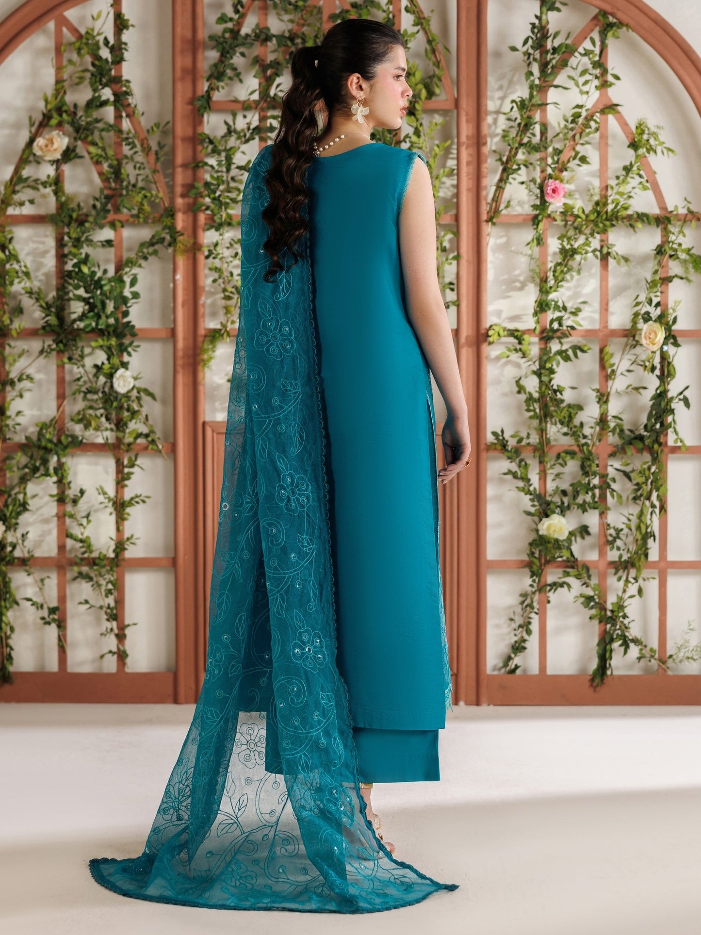 Blue Parishay Marbella Summer Lawn‘26 Embroidered Unstitched 3-Piece Suit-MB-08