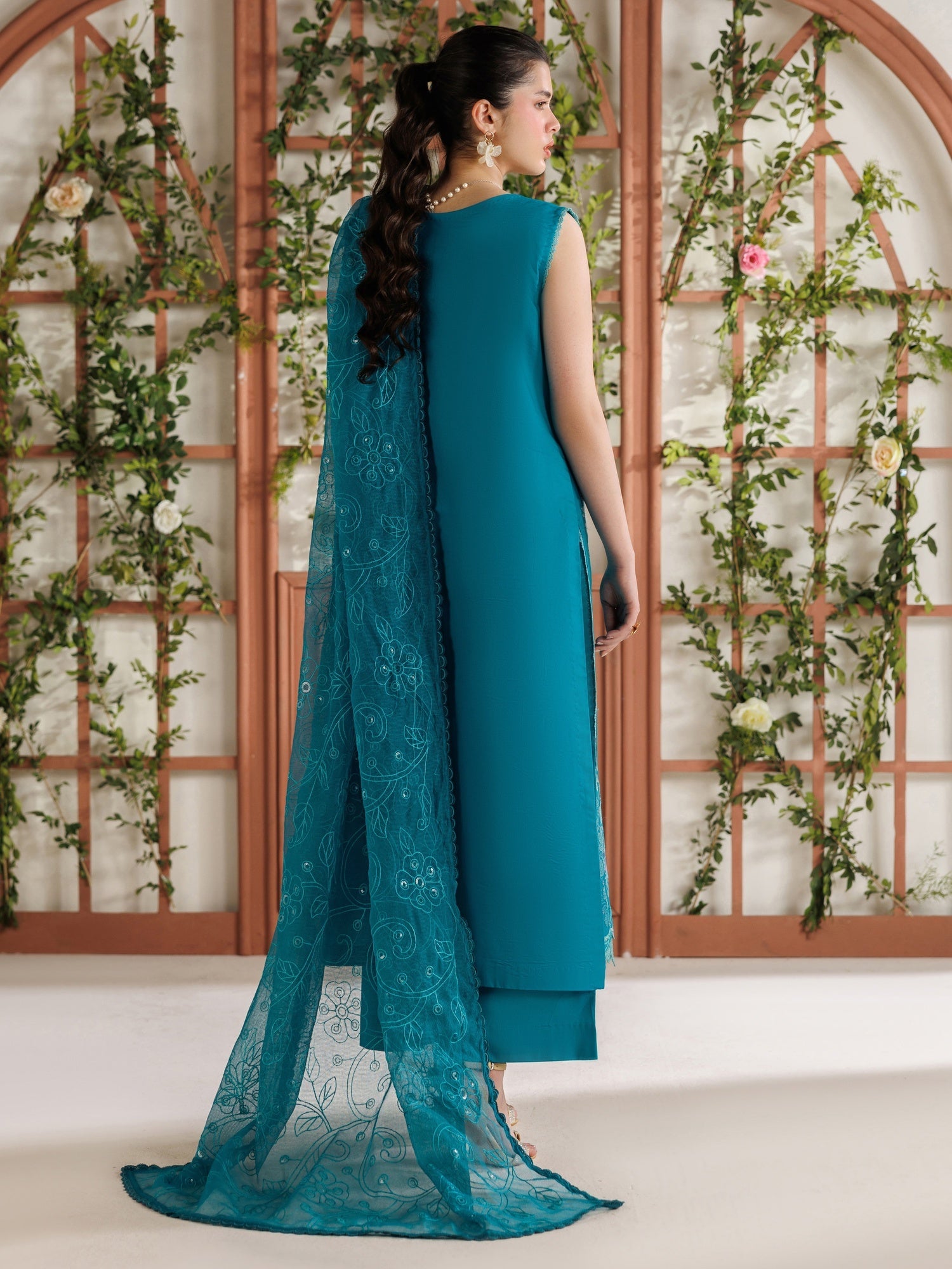 Blue Parishay Marbella Summer Lawn‘26 Embroidered Unstitched 3-Piece Suit-MB-08