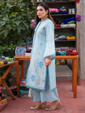 Blue Mahnur Satrangi Lawn '26 Embroidered Unstitched 3-Piece Suit-ST-02