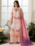 Pink Parishay Marbella Summer Lawn‘26 Embroidered Unstitched 3-Piece Suit-MB-13