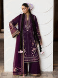 Purple Hussain Rehar Zan SS'26 Lawn Embroidered Unstitched 3-Piece Suit-Banafsh