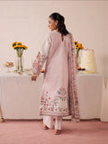 Pastel Pink Mahnur Jahaan Lawn'26 Embroidered Unstitched 3-Piece Suit-MJ-02
