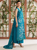 Blue Parishay Marbella Summer Lawn‘26 Embroidered Unstitched 3-Piece Suit-MB-08