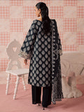 Black Mahnur Afsana Lawn'26 Embroidered Unstitched 3-Piece Suit-AL-05