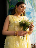 Mahnur Satrangi Lawn '26 Embroidered Unstitched 3-Piece Suit-ST-11 Yellow 