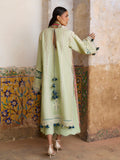Mint Green Hussain Rehar Zan SS'26 Lawn Embroidered Unstitched 3-Piece Suit-Nane