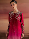 Pink Peach Allure By IH Full Circle Tussel Silk Embellished Stitched 3-Piece Suit-Balance