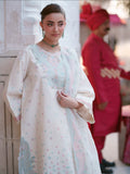 Off-white Mahnur  Nilofer Luxury Lawn'26 Embroidered Unstitched 3-Piece Suit-NL-02