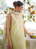Mint Green Mahnur Nilofer Luxury Lawn'26 Embroidered Unstitched 3-Piece Suit-NL-06