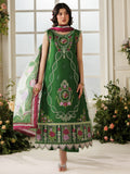 Green Parishay Marbella Summer Lawn‘26 Embroidered Unstitched 3-Piece Suit-MB-04
