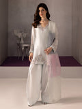 Blue Allure By IH Full Circle Tussel Silk Embellished Stitched 3-Piece Suit-Core