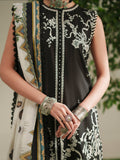 Black Binilyas Jojo Summer'26 Lawn Embroidered Unstitched 3-Piece Suit-762