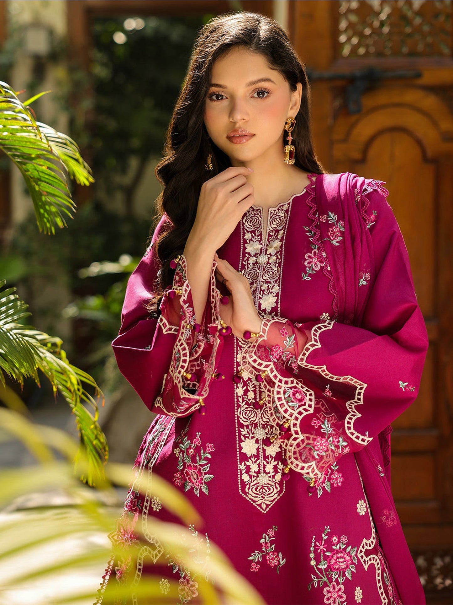 Mulberry-Mahnur Shanaya Lawn Vol-2 Embroidered Stitched 3-Piece Suit-SH-02