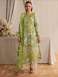 Green Mahnur Afsana Lawn'26 Embroidered Stitched 3-Piece Suit-AL-03