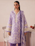 Lilac Mahnur Jahaan Lawn'26 Embroidered Stitched 3-Piece Suit-MJ-10