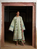 Mint Green Hussain Rehar Zan SS'26 Lawn Embroidered Unstitched 3-Piece Suit-Nane
