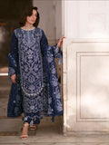 Blue Mahnur  Nilofer Luxury Lawn'26 Embroidered Unstitched 3-Piece Suit-NL-04