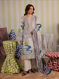 Ivory-Mahnur Afsana Lawn'26 Embroidered Unstitched 3-Piece Suit-AL-07