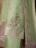 Mint Green Binilyas Suroor Lawn'26 Embroidered Unstitched 3-Piece Suit-243-A