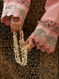 Pink Mahnur Satrangi Lawn'26 Embroidered Stitched 3-Piece Suit-ST-05