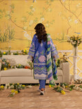 Blue Mahnur Jahaan Lawn'26 Embroidered Stitched 3-Piece Suit-MJ-08
