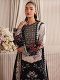 Black Mahnur Jahaan Lawn'26 Embroidered Stitched 3-Piece Suit-MJ-01