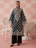 Black Mahnur Afsana Lawn'26 Embroidered Unstitched 3-Piece Suit-AL-05