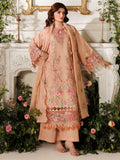 Peach Parishay Marbella Summer Lawn‘26 Embroidered Unstitched 3-Piece Suit-MB-09