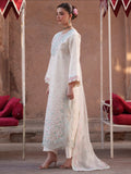 Off-white Mahnur  Nilofer Luxury Lawn'26 Embroidered Unstitched 3-Piece Suit-NL-02