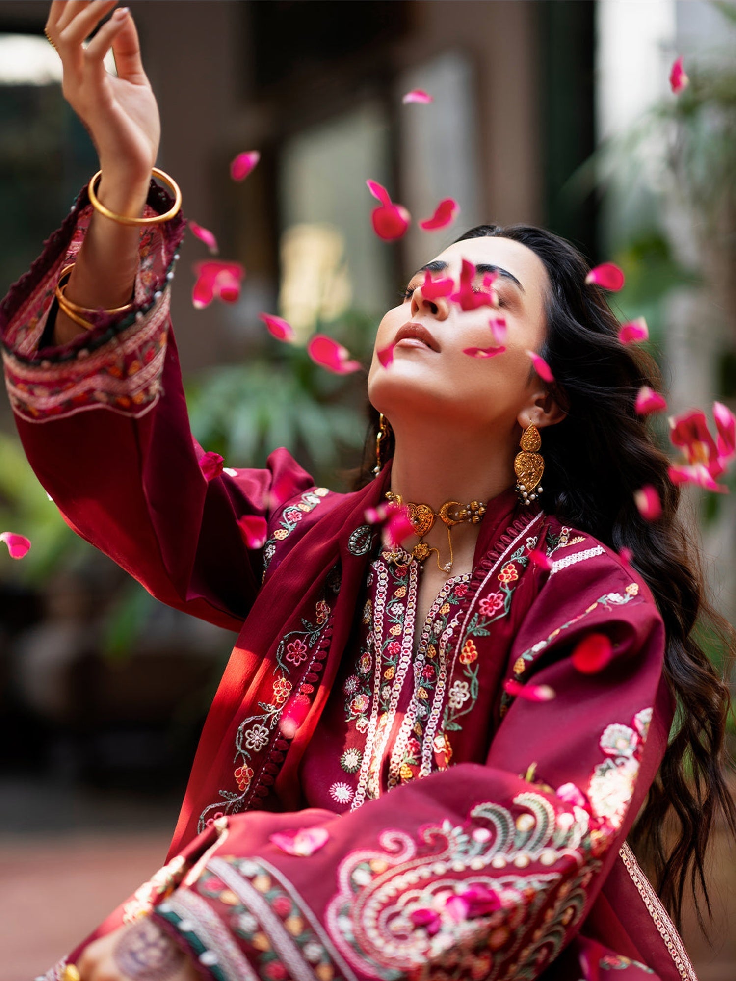 Mulberry Mahnur Satrangi Lawn'26 Embroidered Stitched 3-Piece Suit-ST-06