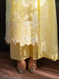 Mahnur Satrangi Lawn '26 Embroidered Unstitched 3-Piece Suit-ST-11 Yellow 